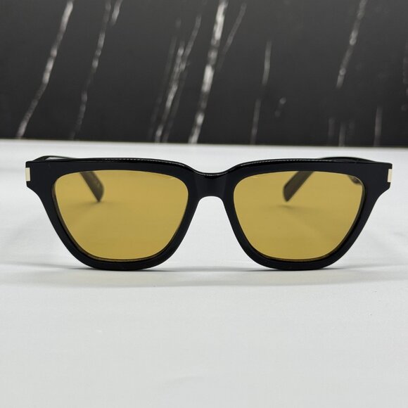 NEW SAINT LAURENT SL462 SULPICE 009 SUNGLASSES BLACK EYEWEAR SL 462 SULPICE 009 - Picture 3 of 11